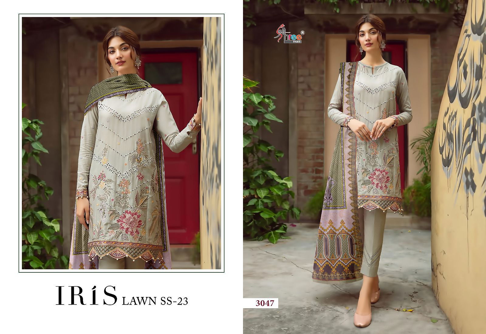 Iris Lawn Ss 23 By Shree 3044-3050 Pakistani Suit Catalog